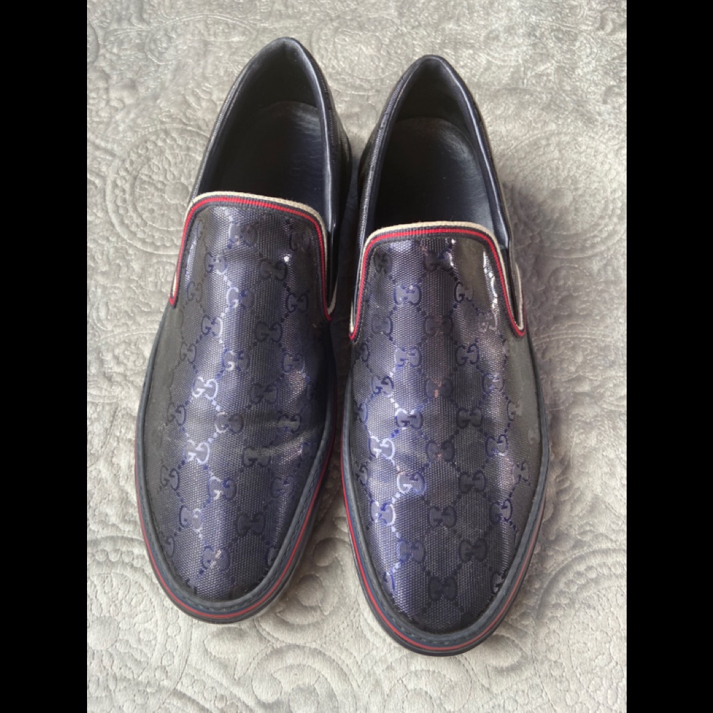 Rare Authentic Blue Gucci Sneakers